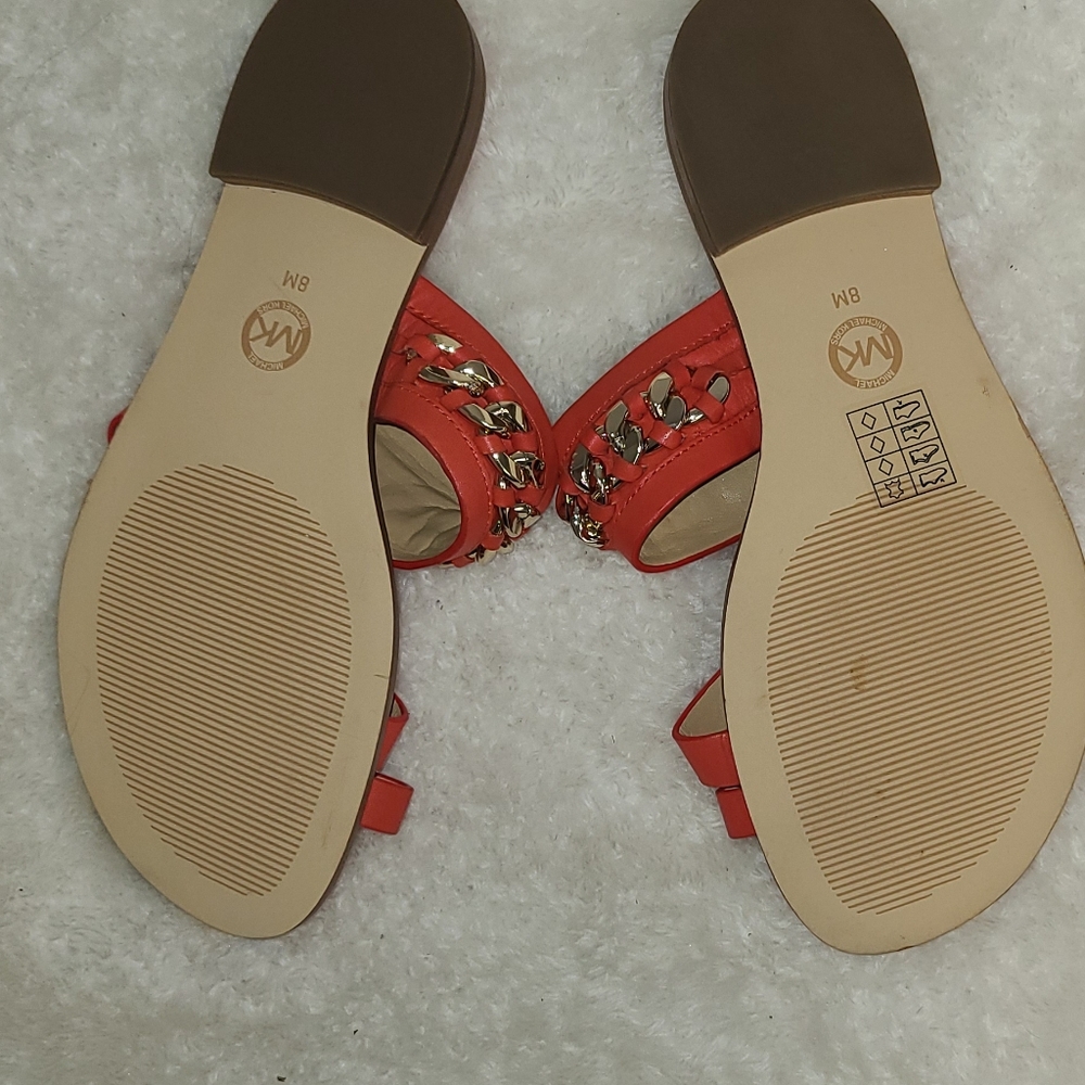 NwoT Michael Kors Bergen sea coral sandal - Picture 3 of 6